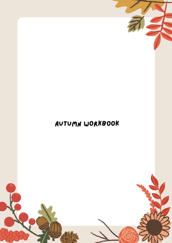Printable Autumn Workbook