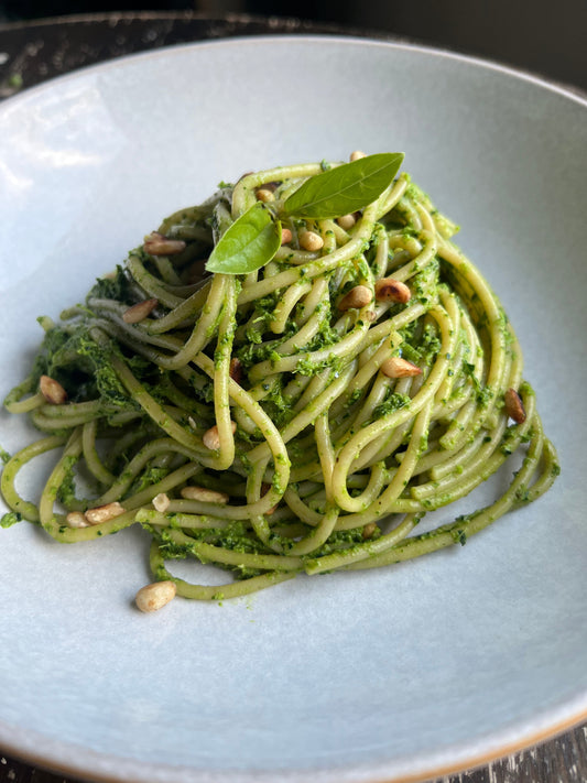 Cavolo Nero & Basil Spaghetti